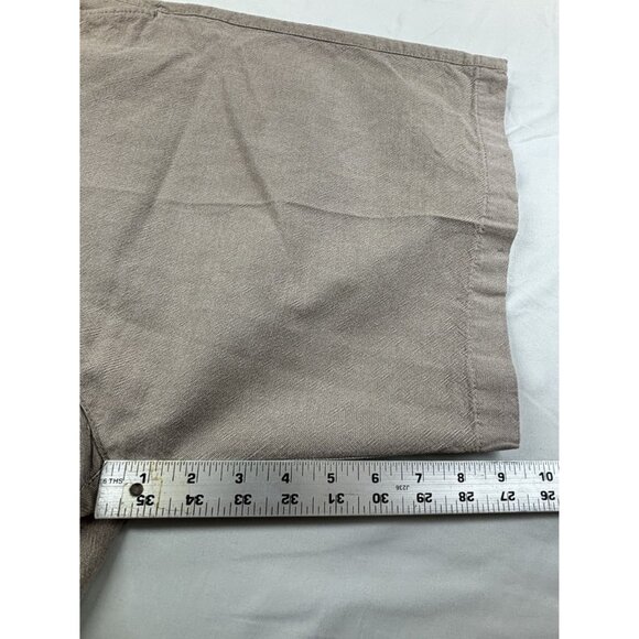 L.L. Bean Standard Fit Shorts Men's 40W Khaki 100% Cotton 286397 - Picture 7 of 8